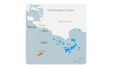 TotalEnergies map of Libya operations TotalEnergies map of Libya operations